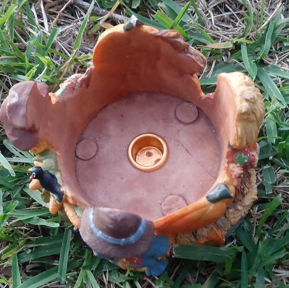 VTG Kenyield Fall Harvest Scarecrow Pumpkin Candle - Picture 4 of 8